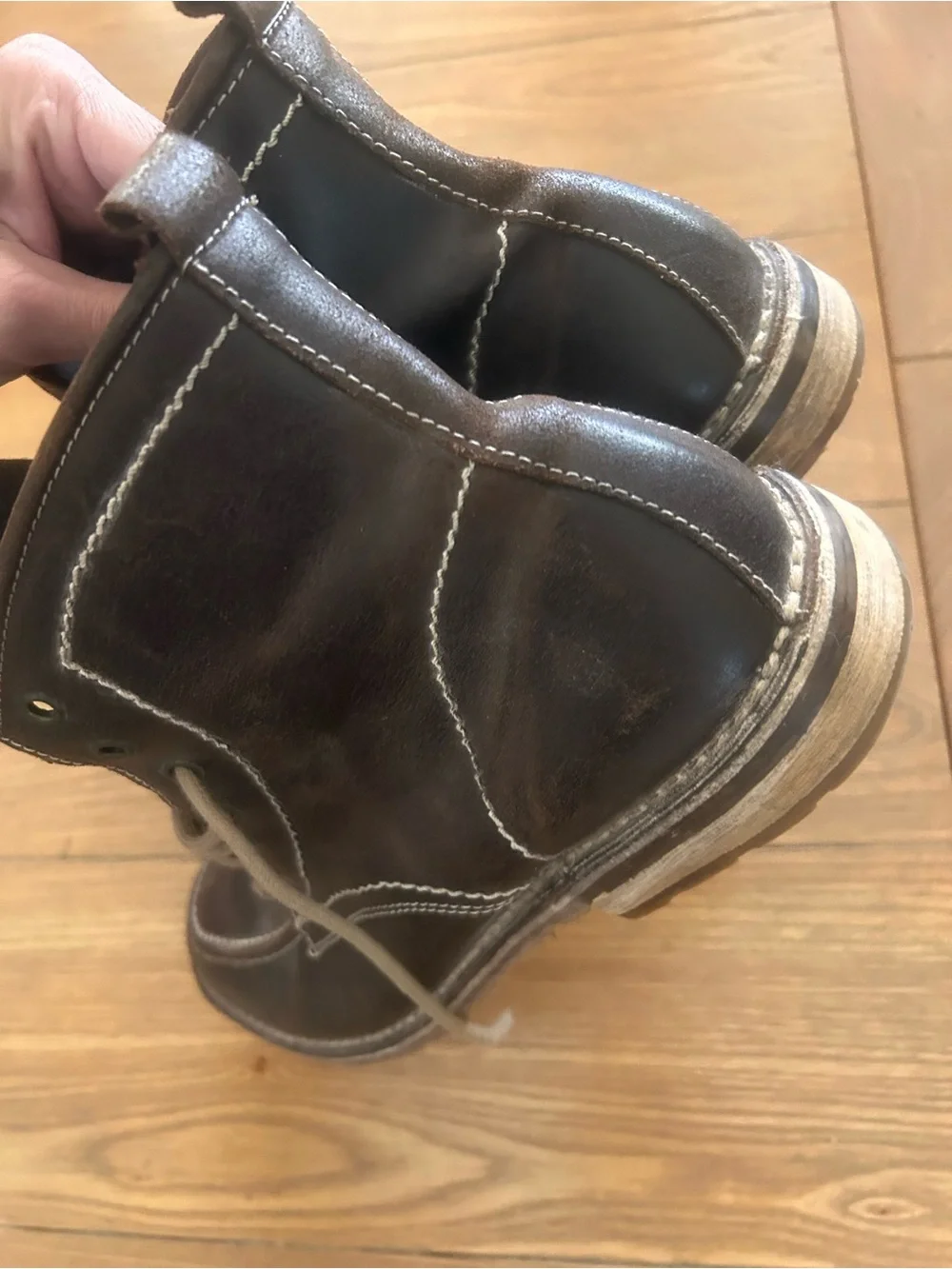 Mark Nason Dark Brown Leather Chukka Boots